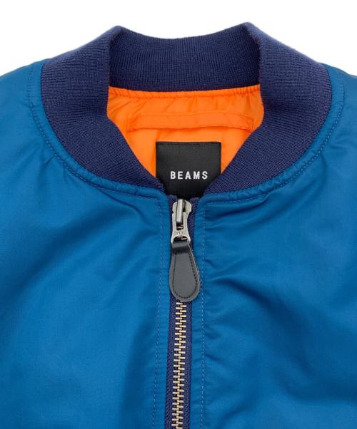 BEAMS（ビームス）BEAMS (ビームス) MA-1ジャケット ブルー サイズ:Mの古着・服飾アイテム
