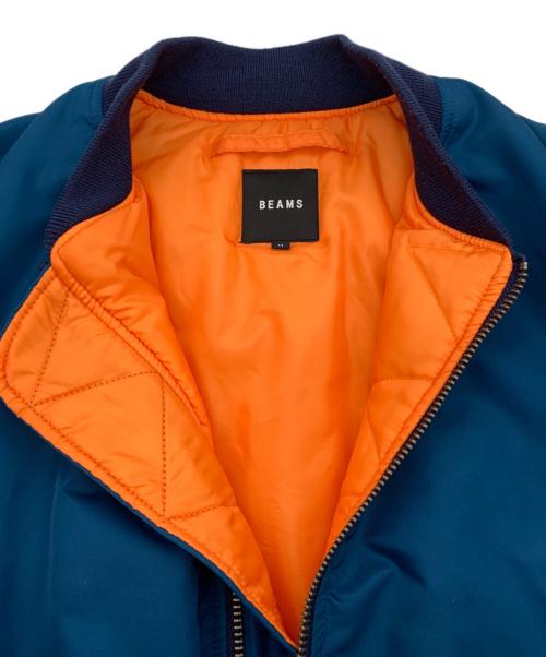 BEAMS（ビームス）BEAMS (ビームス) MA-1ジャケット ブルー サイズ:Mの古着・服飾アイテム