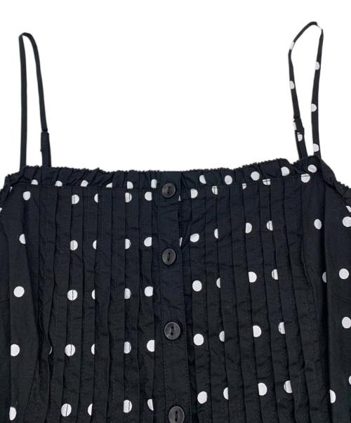 Snidel（スナイデル）Snidel (スナイデル) コットンキャミソール ブラック サイズ:Fの古着・服飾アイテム
