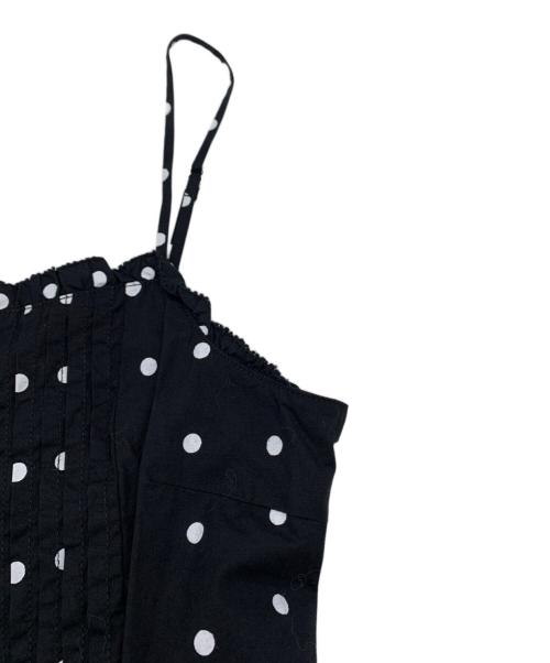 Snidel（スナイデル）Snidel (スナイデル) コットンキャミソール ブラック サイズ:Fの古着・服飾アイテム