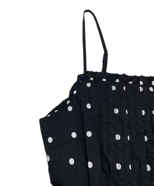 Snidel（スナイデル）Snidel (スナイデル) コットンキャミソール ブラック サイズ:Fの古着・服飾アイテム