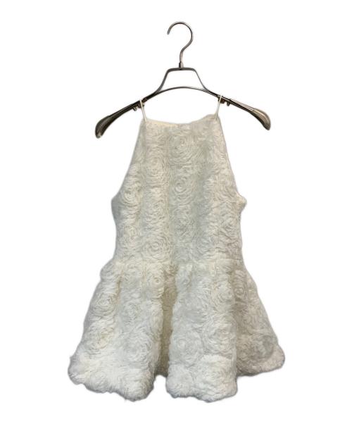 eimy istoire（エイミーイストワール）eimy istoire (エイミーイストワール) ROSE CAMI TOPS ホワイト サイズ:Fの古着・服飾アイテム