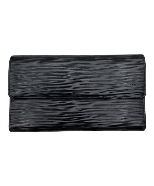 LOUIS VUITTON（ルイ ヴィトン）LOUIS VUITTON (ルイ ヴィトン) ポルト トレゾール・インターナショナル ブラックの古着・服飾アイテム