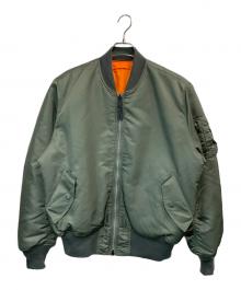 ALPHA INDUSTRIES（アルファインダストリーズ）の古着「フライトジャケット」｜カーキ