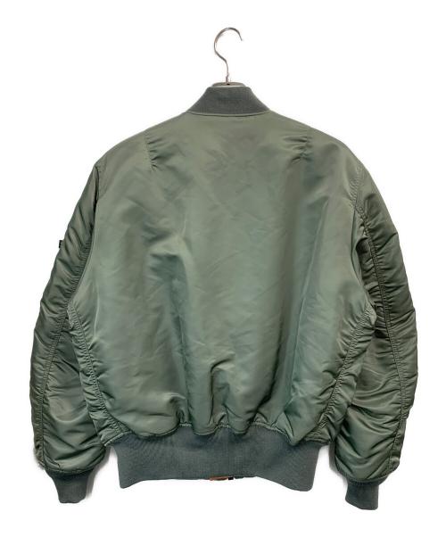 ALPHA INDUSTRIES（アルファインダストリーズ）ALPHA INDUSTRIES (アルファインダストリーズ) フライトジャケット カーキ サイズ:Lの古着・服飾アイテム