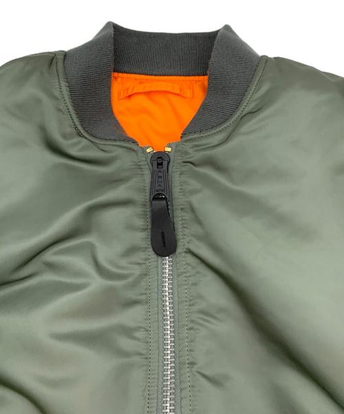 ALPHA INDUSTRIES（アルファインダストリーズ）ALPHA INDUSTRIES (アルファインダストリーズ) フライトジャケット カーキ サイズ:Lの古着・服飾アイテム