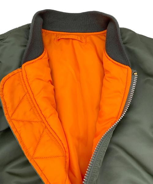 ALPHA INDUSTRIES（アルファインダストリーズ）ALPHA INDUSTRIES (アルファインダストリーズ) フライトジャケット カーキ サイズ:Lの古着・服飾アイテム