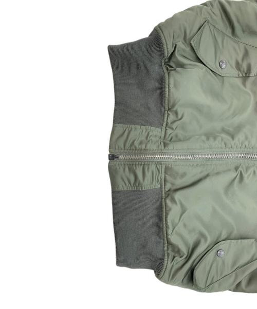 ALPHA INDUSTRIES（アルファインダストリーズ）ALPHA INDUSTRIES (アルファインダストリーズ) フライトジャケット カーキ サイズ:Lの古着・服飾アイテム