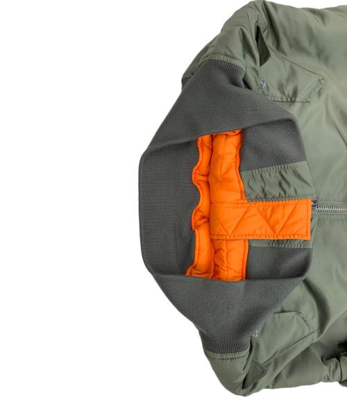 ALPHA INDUSTRIES（アルファインダストリーズ）ALPHA INDUSTRIES (アルファインダストリーズ) フライトジャケット カーキ サイズ:Lの古着・服飾アイテム