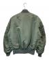 ALPHA INDUSTRIES (アルファインダストリーズ) フライトジャケット カーキ サイズ:L：12000円