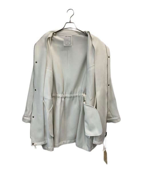 BEARDSLEY（ビアズリー）BEARDSLEY (ビアズリー) ジップアップジャケット ベージュ サイズ:Fの古着・服飾アイテム