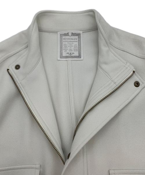 BEARDSLEY（ビアズリー）BEARDSLEY (ビアズリー) ジップアップジャケット ベージュ サイズ:Fの古着・服飾アイテム