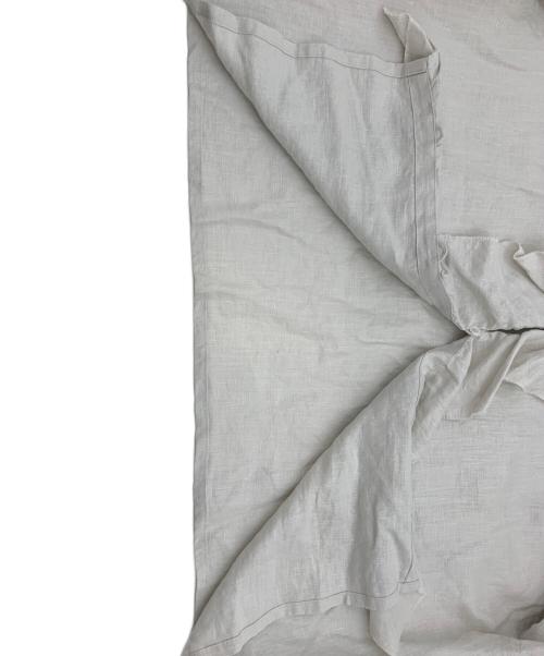 KAGURE（カグレ）KAGURE (カグレ) リネンフリルカラーシャツ グレー サイズ:FREEの古着・服飾アイテム