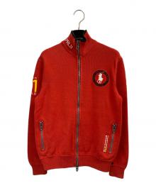 POLO RALPH LAUREN（ポロ・ラルフローレン）の古着「ニットジャケット」｜レッド