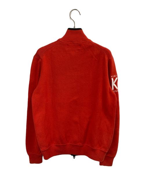 POLO RALPH LAUREN（ポロ・ラルフローレン）POLO RALPH LAUREN (ポロ・ラルフローレン) ニットジャケット レッド サイズ:XSの古着・服飾アイテム
