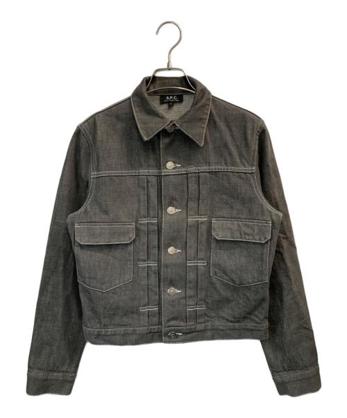A.P.C.（アーペーセー）A.P.C. (アーペーセー) デニムジャケット グレー サイズ:Mの古着・服飾アイテム
