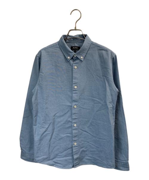 A.P.C.（アーペーセー）A.P.C. (アーペーセー) 長袖シャツ ブルー サイズ:XSの古着・服飾アイテム