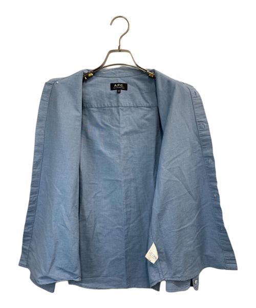 A.P.C.（アーペーセー）A.P.C. (アーペーセー) 長袖シャツ ブルー サイズ:XSの古着・服飾アイテム