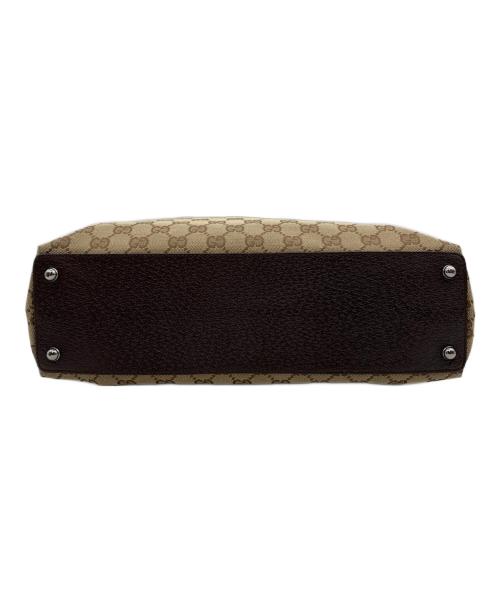 GUCCI（グッチ）GUCCI (グッチ) トートバッグ ベージュ×ブラウンの古着・服飾アイテム