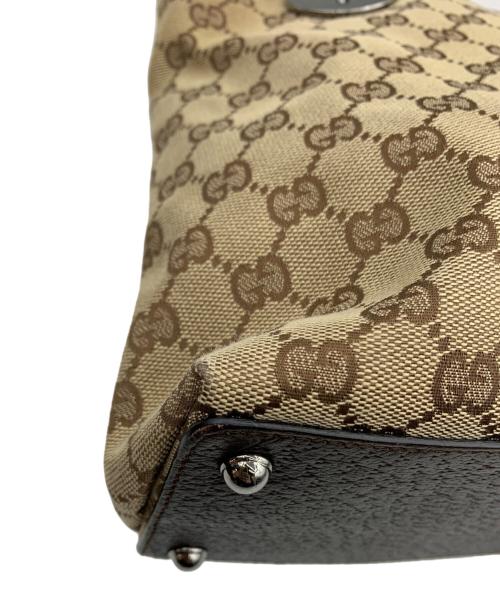 GUCCI（グッチ）GUCCI (グッチ) トートバッグ ベージュ×ブラウンの古着・服飾アイテム