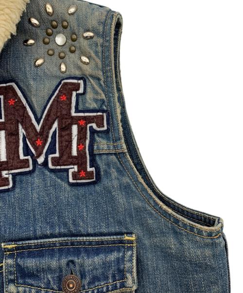 TMT（ティーエムティー）TMT (ティーエムティー) デニムベスト インディゴ サイズ:Mの古着・服飾アイテム