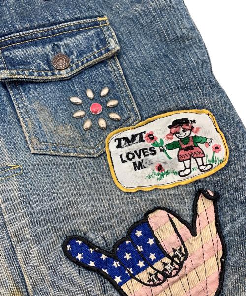 TMT（ティーエムティー）TMT (ティーエムティー) デニムベスト インディゴ サイズ:Mの古着・服飾アイテム