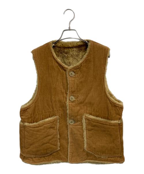 Engineered Garments（エンジニアド ガーメンツ）Engineered Garments (エンジニアド ガーメンツ) リバーシブルコーデュロイベスト ブラウン サイズ:Sの古着・服飾アイテム