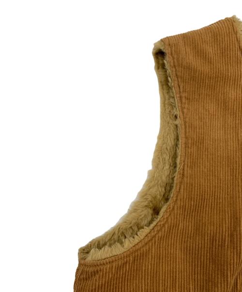 Engineered Garments（エンジニアド ガーメンツ）Engineered Garments (エンジニアド ガーメンツ) リバーシブルコーデュロイベスト ブラウン サイズ:Sの古着・服飾アイテム