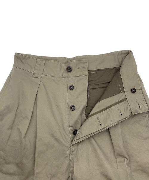 MHL（マーガレットハウエル）MHL (マーガレットハウエル) タックパンツ グリーン サイズ:2の古着・服飾アイテム