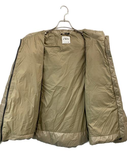 ZARA（ザラ）ZARA (ザラ) 中綿ジャケット ブラウン サイズ:Lの古着・服飾アイテム