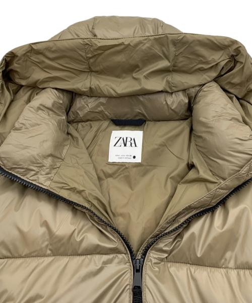 ZARA（ザラ）ZARA (ザラ) 中綿ジャケット ブラウン サイズ:Lの古着・服飾アイテム