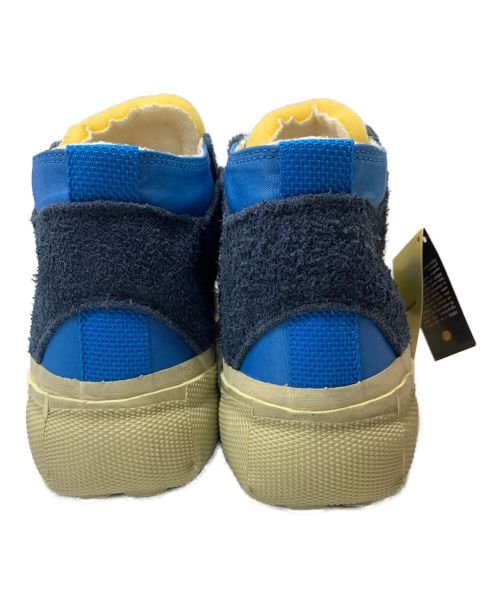 BRANDBLACK（ブランドブラック）BRANDBLACK (ブランドブラック) Capo Dirty High Top Sneaker Navy Light Blue（カポ ダーティ） ネイビー×ブラック サイズ:27cmの古着・服飾アイテム