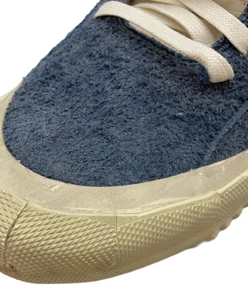 BRANDBLACK（ブランドブラック）BRANDBLACK (ブランドブラック) Capo Dirty High Top Sneaker Navy Light Blue（カポ ダーティ） ネイビー×ブラック サイズ:27cmの古着・服飾アイテム