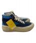 中古・古着 BRANDBLACK (ブランドブラック) Capo Dirty High Top Sneaker Navy Light Blue（カポ ダーティ） ネイビー×ブラック サイズ:27cm：3000円