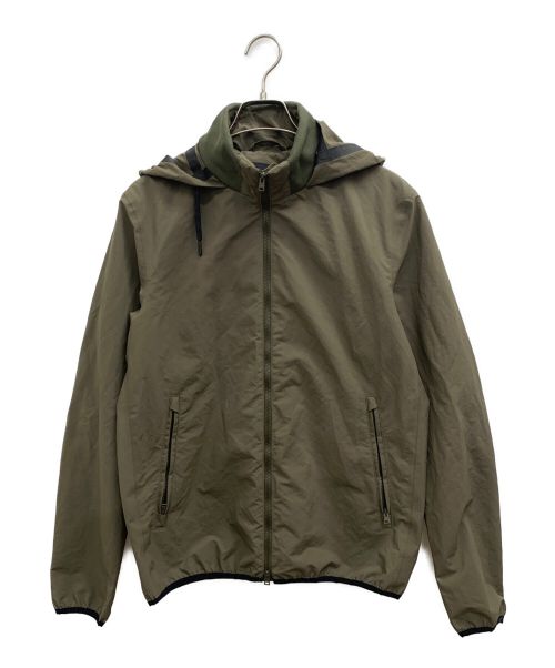 HERNO（ヘルノ）HERNO (ヘルノ) スタンドカラーフーディ カーキ サイズ:46の古着・服飾アイテム