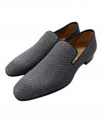 Christian Louboutinクリスチャン・ルブタン）の古着「スリッポン」｜シルバー