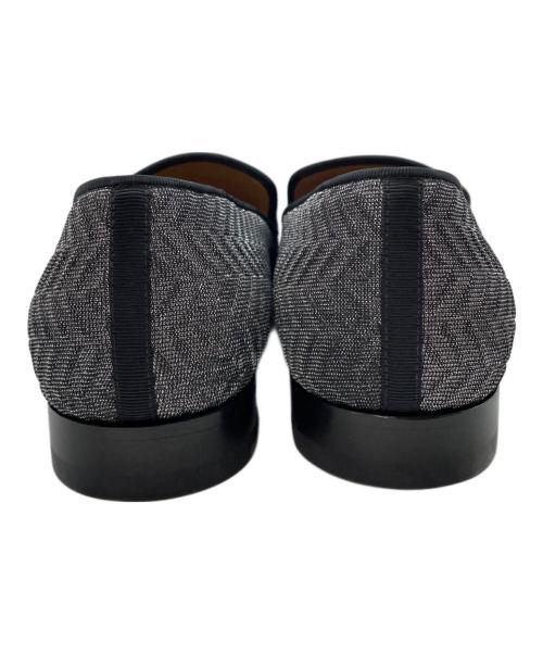 Christian Louboutin（クリスチャン・ルブタン）Christian Louboutin (クリスチャン・ルブタン) スリッポン シルバー サイズ:40 1/2の古着・服飾アイテム