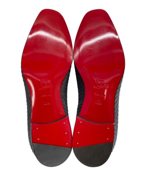 Christian Louboutin（クリスチャン・ルブタン）Christian Louboutin (クリスチャン・ルブタン) スリッポン シルバー サイズ:40 1/2の古着・服飾アイテム