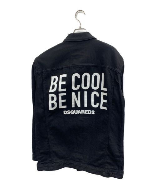 DSQUARED2（ディースクエアード）DSQUARED2 (ディースクエアード) ディースクエアード デニムジャケット ブラック サイズ:XSの古着・服飾アイテム