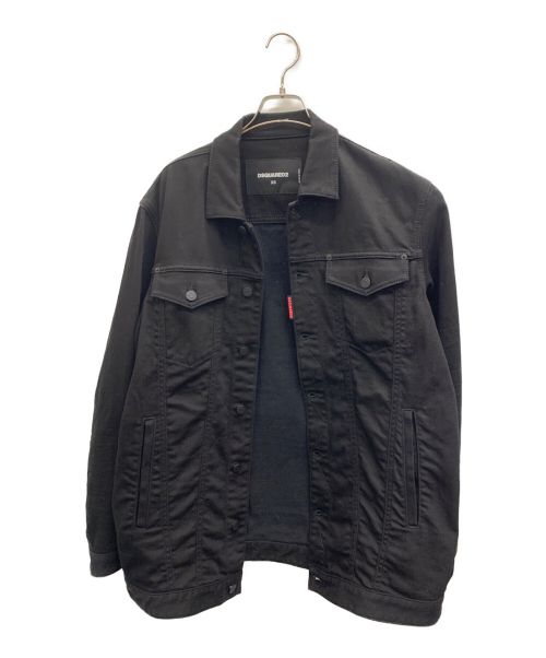 DSQUARED2（ディースクエアード）DSQUARED2 (ディースクエアード) ディースクエアード デニムジャケット ブラック サイズ:XSの古着・服飾アイテム