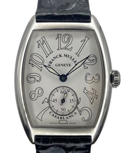 FRANCK MULLER（フランクミュラー）FRANCK MULLER (フランクミュラー) カサブランカ ホワイト サイズ:38.5mm×28.5mmの古着・服飾アイテム