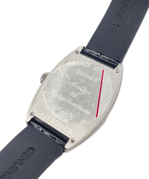 FRANCK MULLER（フランクミュラー）FRANCK MULLER (フランクミュラー) カサブランカ ホワイト サイズ:38.5mm×28.5mmの古着・服飾アイテム