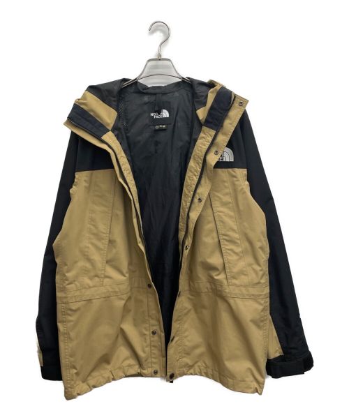THE NORTH FACE（ザ ノース フェイス）THE NORTH FACE (ザ ノース フェイス) マウンテンライトジャケット ベージュ×ブラック サイズ:XLの古着・服飾アイテム
