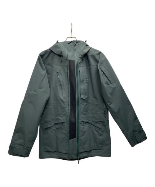 HAGLOFS（ホグロフス）HAGLOFS (ホグロフス) ネンガル 3L プルーフ パーカ ダークグリーン サイズ:Sの古着・服飾アイテム