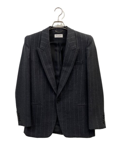 Saint Laurent Paris（サンローランパリ）Saint Laurent Paris (サンローランパリ) シングルブレストジャケット グレー サイズ:44の古着・服飾アイテム