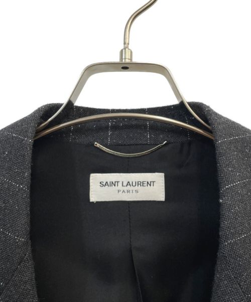 Saint Laurent Paris（サンローランパリ）Saint Laurent Paris (サンローランパリ) シングルブレストジャケット グレー サイズ:44の古着・服飾アイテム