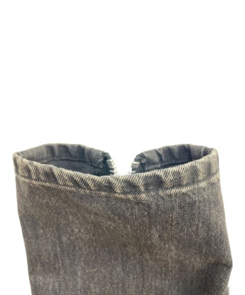 JOHN LAWRENCE SULLIVAN（ジョン ローレンス サリバン）JOHN LAWRENCE SULLIVAN (ジョンローレンスサリバン) ブリーチデニムジップパンツ ブラック サイズ:44の古着・服飾アイテム