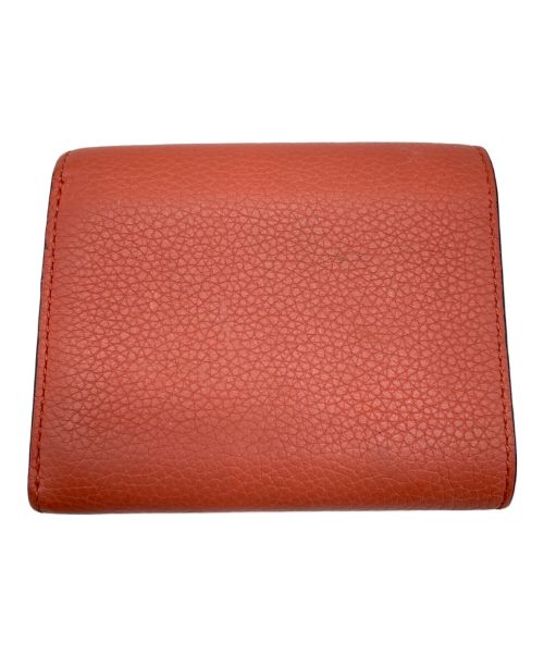 LOEWE（ロエベ）LOEWE (ロエベ) スモールバーティカルウォレット オレンジの古着・服飾アイテム