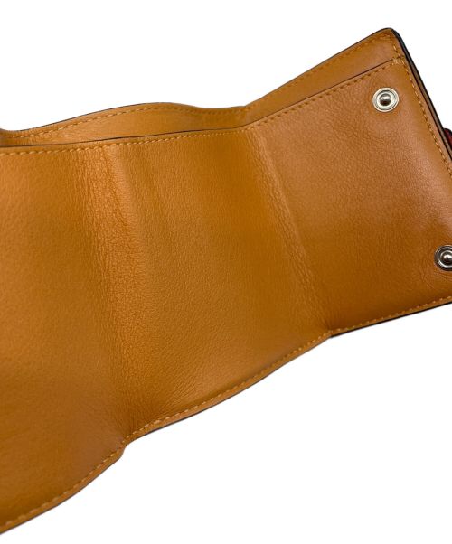LOEWE（ロエベ）LOEWE (ロエベ) スモールバーティカルウォレット オレンジの古着・服飾アイテム