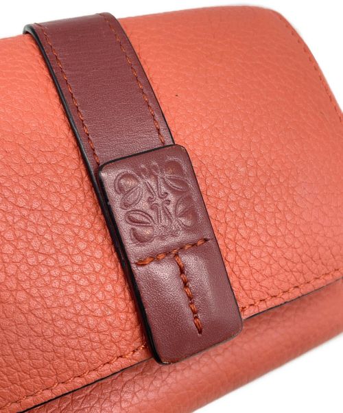 LOEWE（ロエベ）LOEWE (ロエベ) スモールバーティカルウォレット オレンジの古着・服飾アイテム